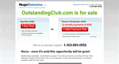 Desktop Screenshot of outstandingclub.com